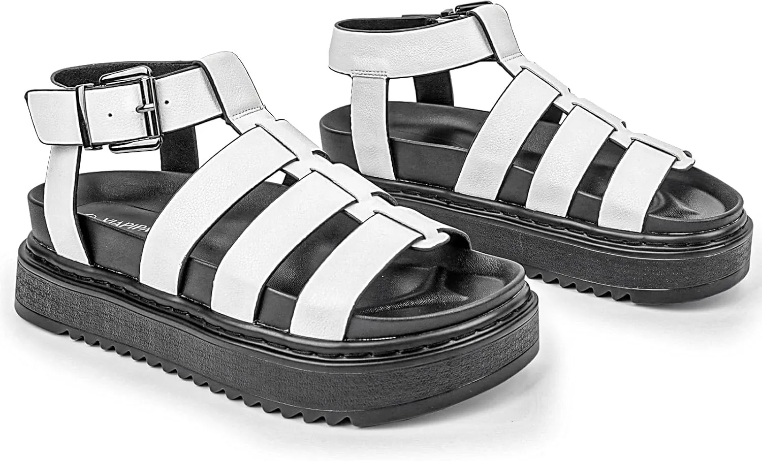Chunky Sandals For Women,Platform Sandals For Women,Ankle Strap Casual Open Toe Arch Support Sandals