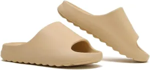 Cloud Slides for Women and Men, Platform Slides Slippers, Non-Slip Quick Drying Soft Lightweight Shower Shoes, Thick Sole Open Toe Slides Sandals for Indoor & Outdoor