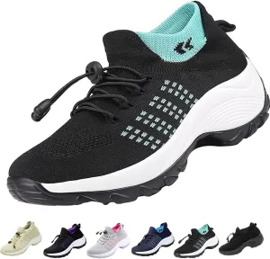 Comfortwear Ortho Shoes for Women, Ortho Stretch Cushion Shoes Plantar Fasciitis, Orthopedic Comfort Wear Nurse Shoes Sneakers