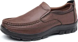 Coramtty Men's Slip on Loafers Casual Shoes Soft Lightweight Slippers Breathable Comfort Dress Shoes for Male Walking Flat Outdoor