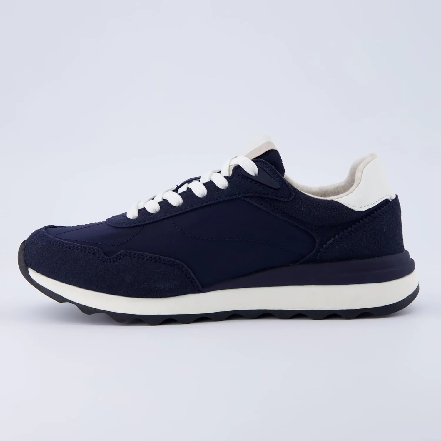 CUSHIONAIRE Women's Kicks lace up Nylon Sneaker  Comfort Foam, Wide Widths Available