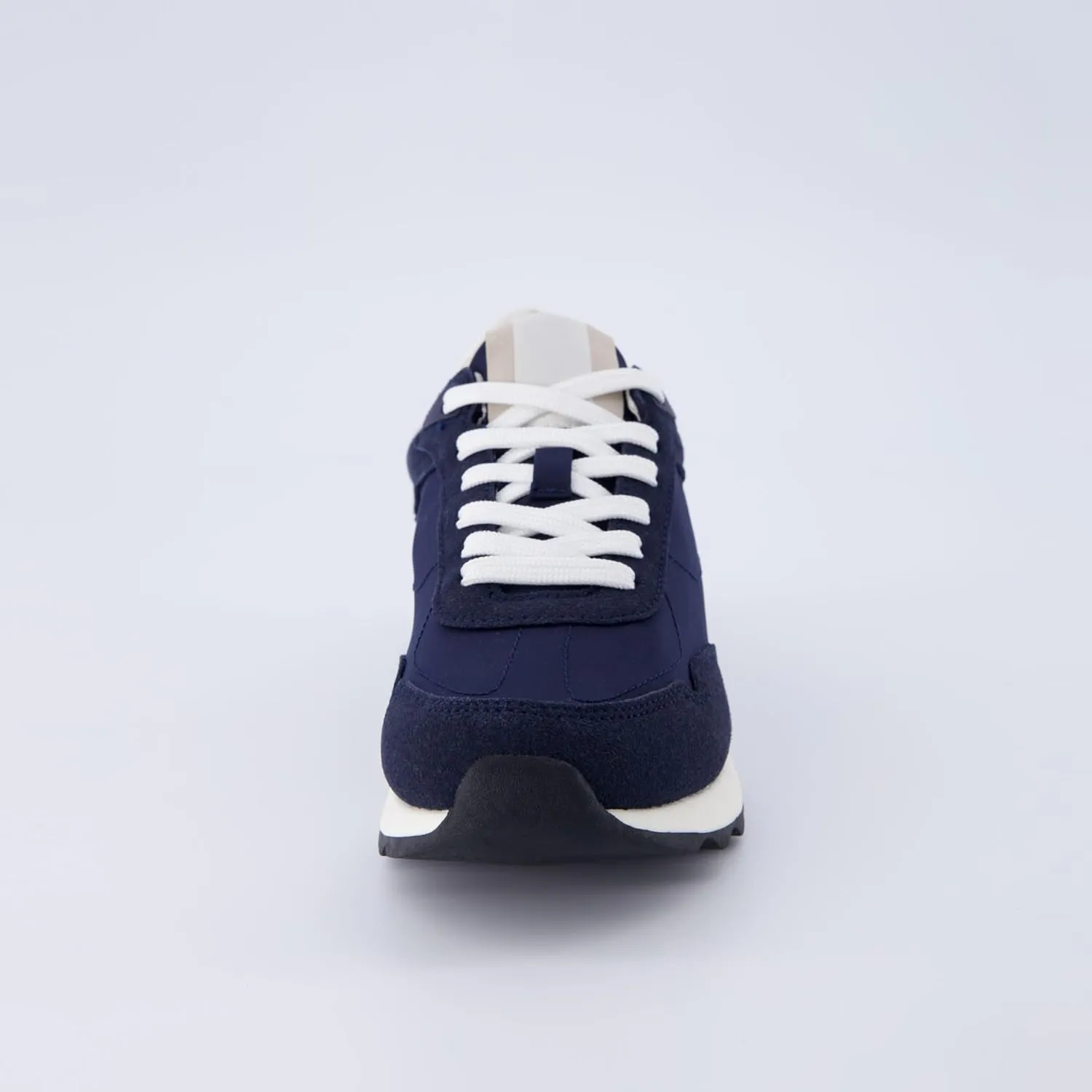 CUSHIONAIRE Women's Kicks lace up Nylon Sneaker  Comfort Foam, Wide Widths Available