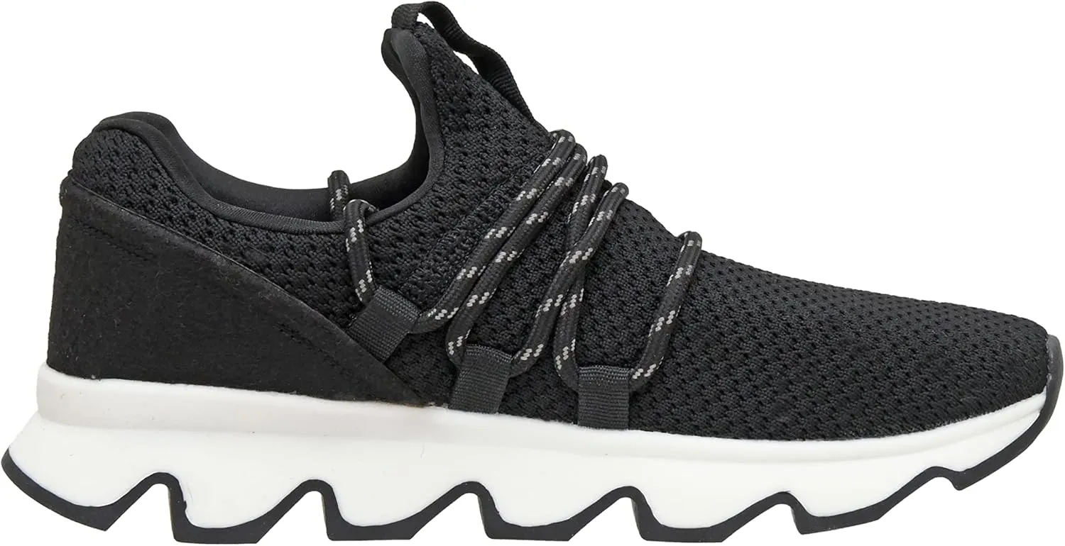 CUSHIONAIRE Women's Zyler lace up Knit Sneaker  Memory Foam