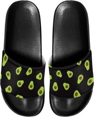 Cute Pattern Slide Sandals Shoes Slippers for Women, House Non Slip Quick Drying Slides Shower Sandals
