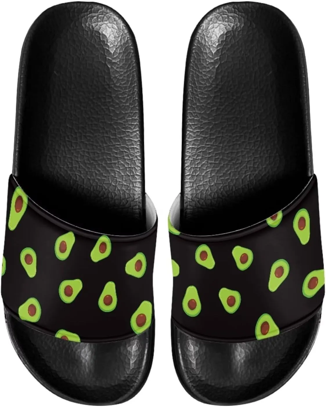 Cute Pattern Slide Sandals Shoes Slippers for Women, House Non Slip Quick Drying Slides Shower Sandals