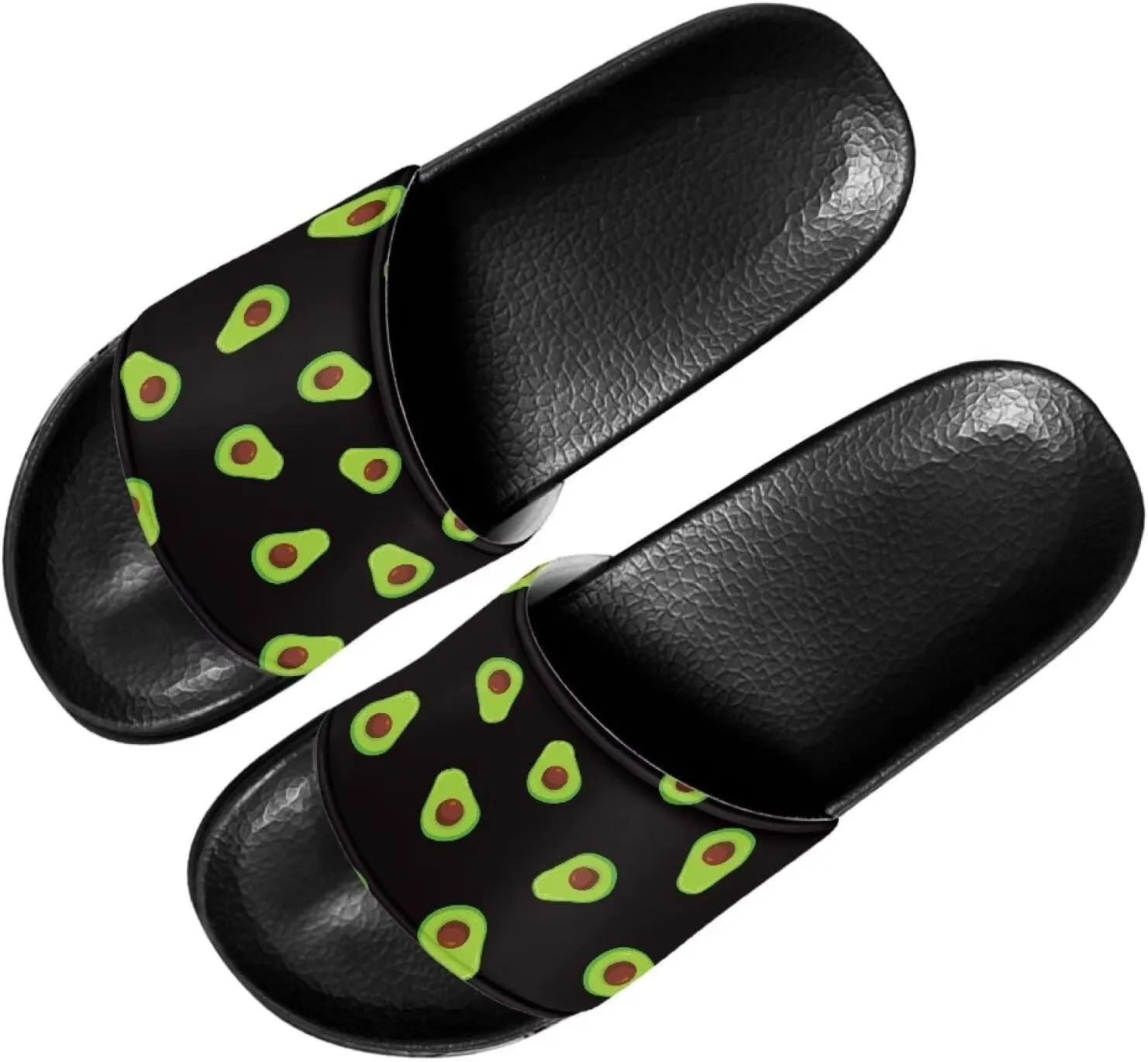 Cute Pattern Slide Sandals Shoes Slippers for Women, House Non Slip Quick Drying Slides Shower Sandals