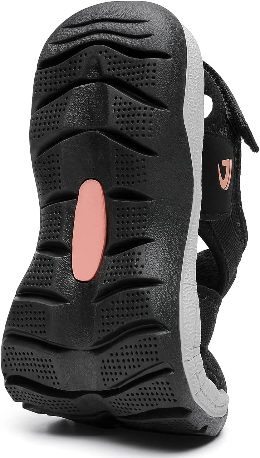 Dannto Women's Sport Sandals Close Toe Mesh Hiking Outdoor Athletic Casual Walking Sandals Water Shoes