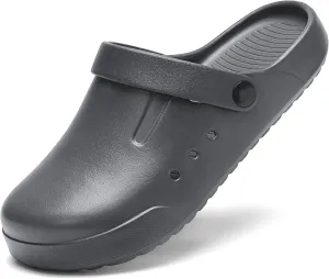 DAYUMKOU Clogs for Women Men Lightweight Slip-On Unisex Garden Shoes with Back Strap, Non-Slip for Work Nurses