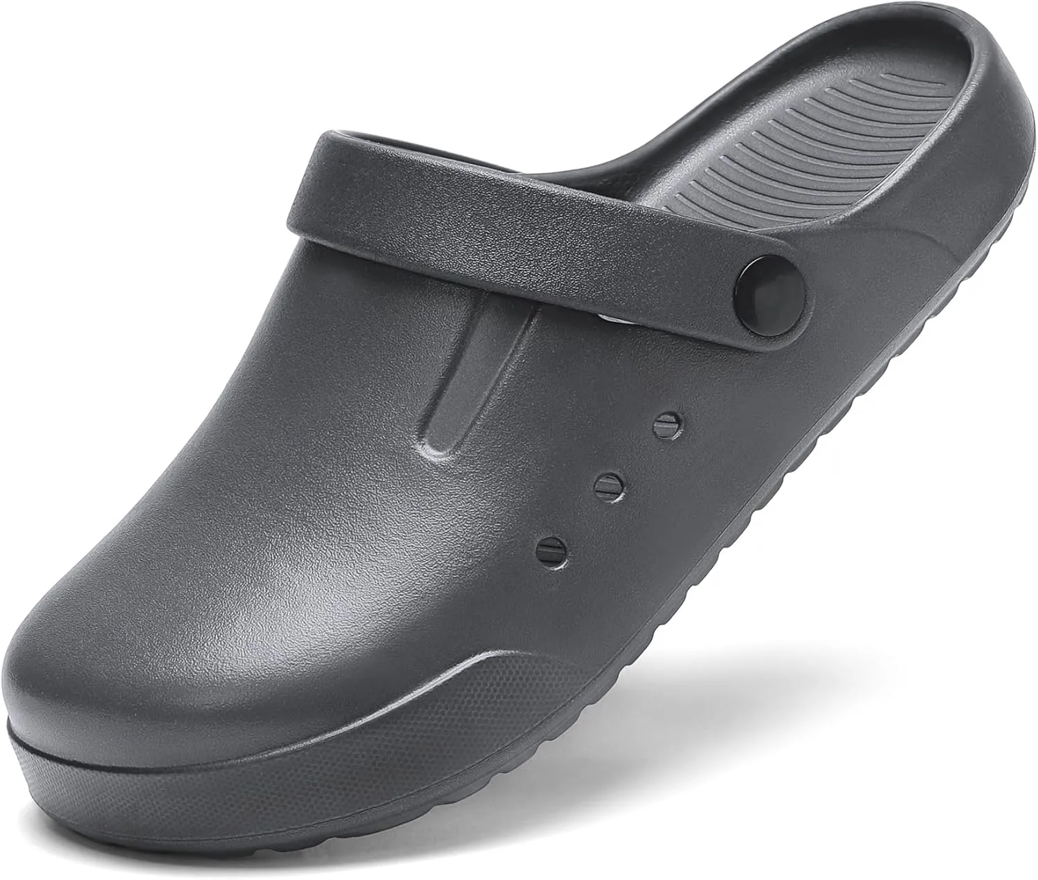 DAYUMKOU Clogs for Women Men Lightweight Slip-On Unisex Garden Shoes with Back Strap, Non-Slip for Work Nurses