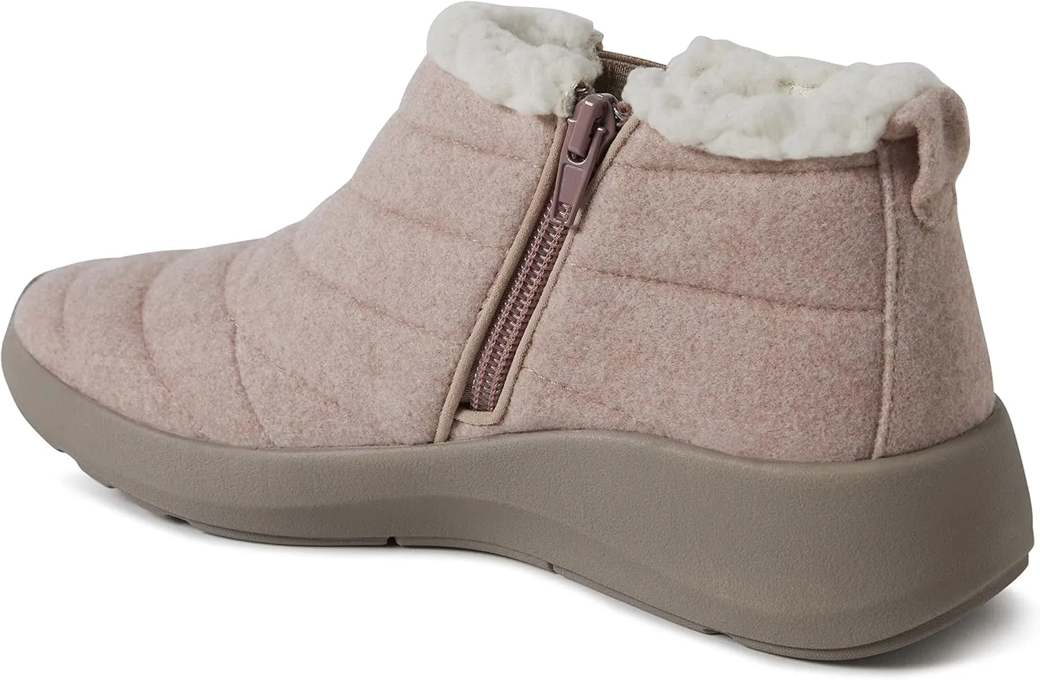 Dearfoams Women's Original Comfort Naomi Wedge Bootie Ankle Boot