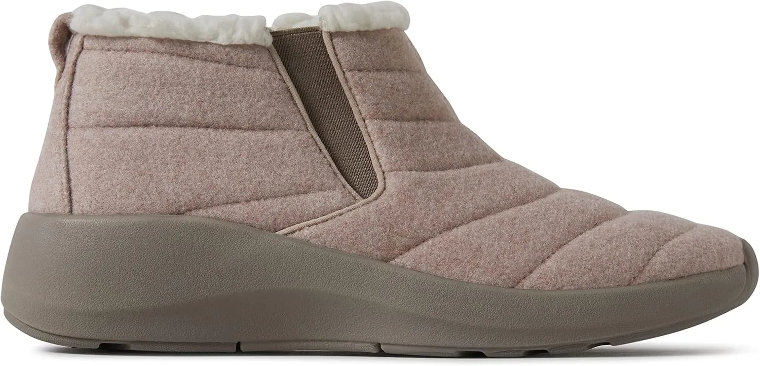 Dearfoams Women's Original Comfort Naomi Wedge Bootie Ankle Boot