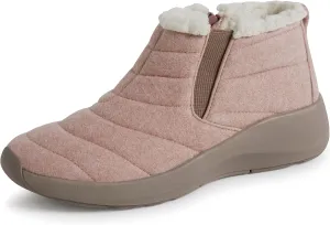 Dearfoams Women's Original Comfort Naomi Wedge Bootie Ankle Boot