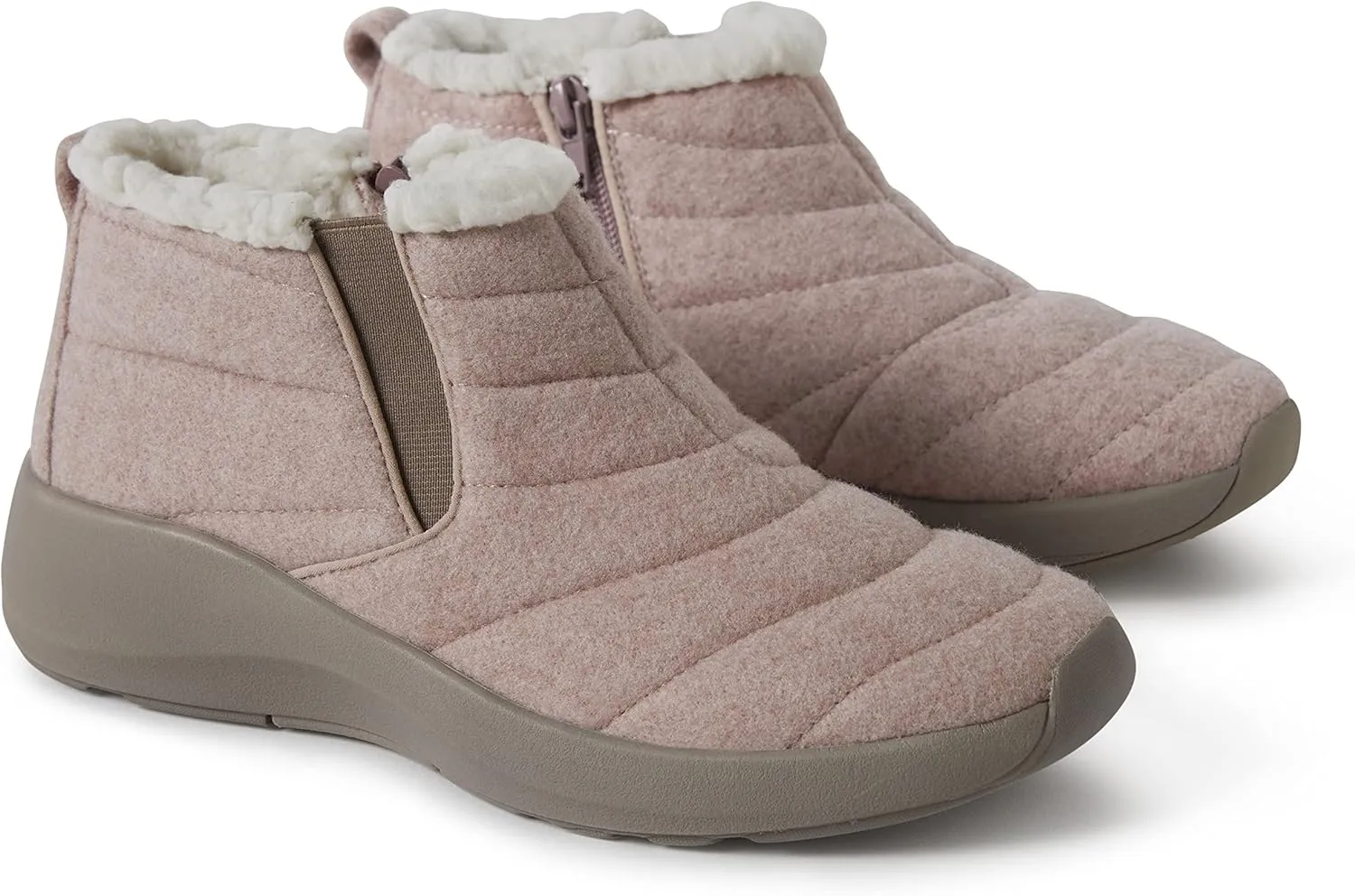 Dearfoams Women's Original Comfort Naomi Wedge Bootie Ankle Boot