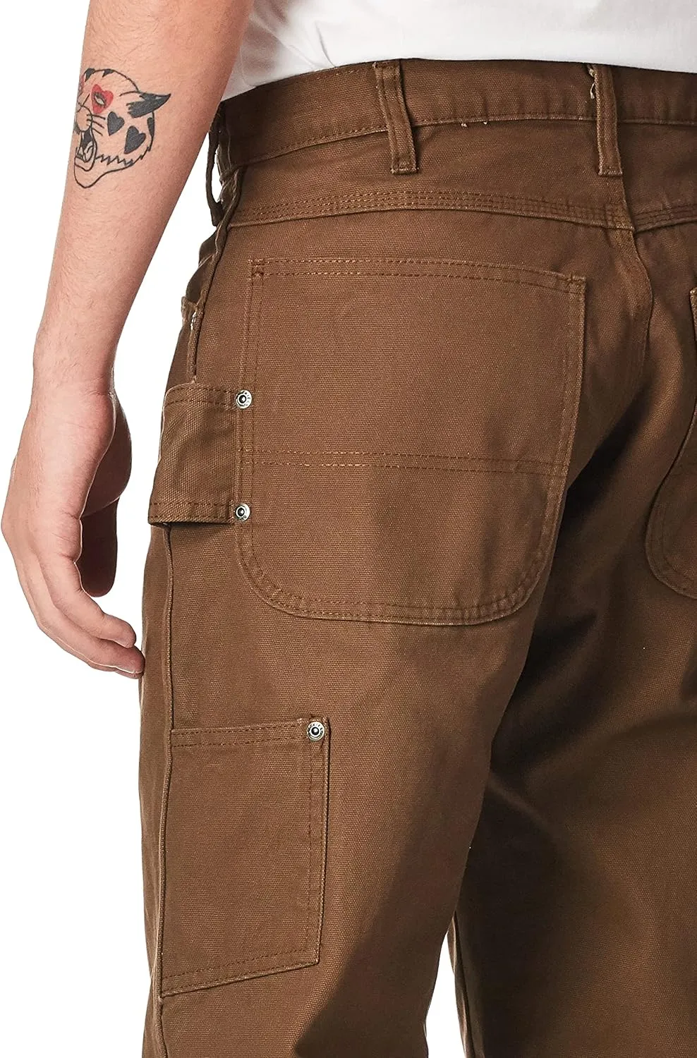 Dickies Men’s Relaxed Fit Sanded Duck Carpenter Jean