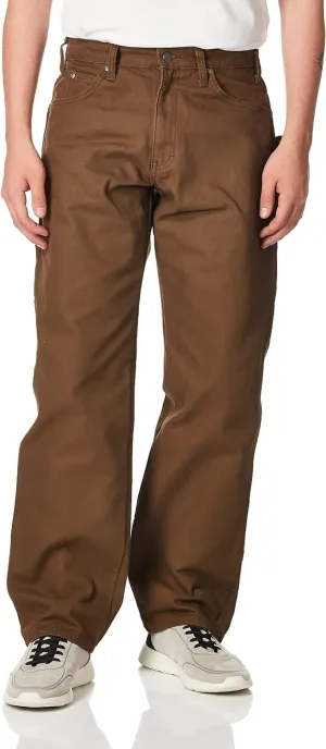 Dickies Men’s Relaxed Fit Sanded Duck Carpenter Jean