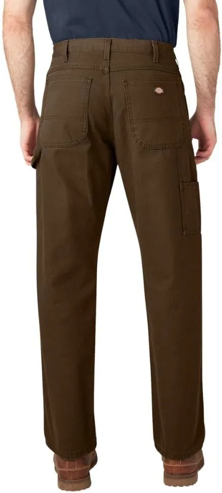 Dickies Men's Relaxed Fit Straight-Leg Duck Carpenter Jean