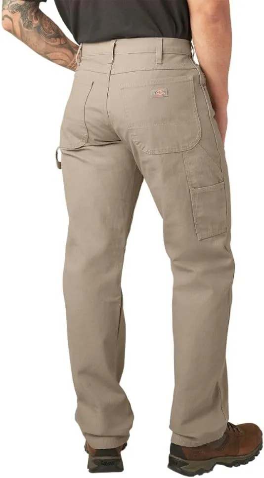 Dickies Men's Relaxed Fit Straight-Leg Duck Carpenter Jean