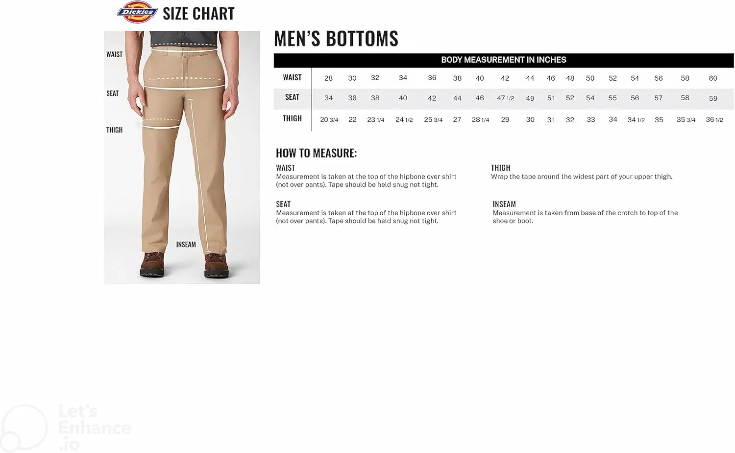 Dickies Men's Relaxed Fit Straight-Leg Duck Carpenter Jean