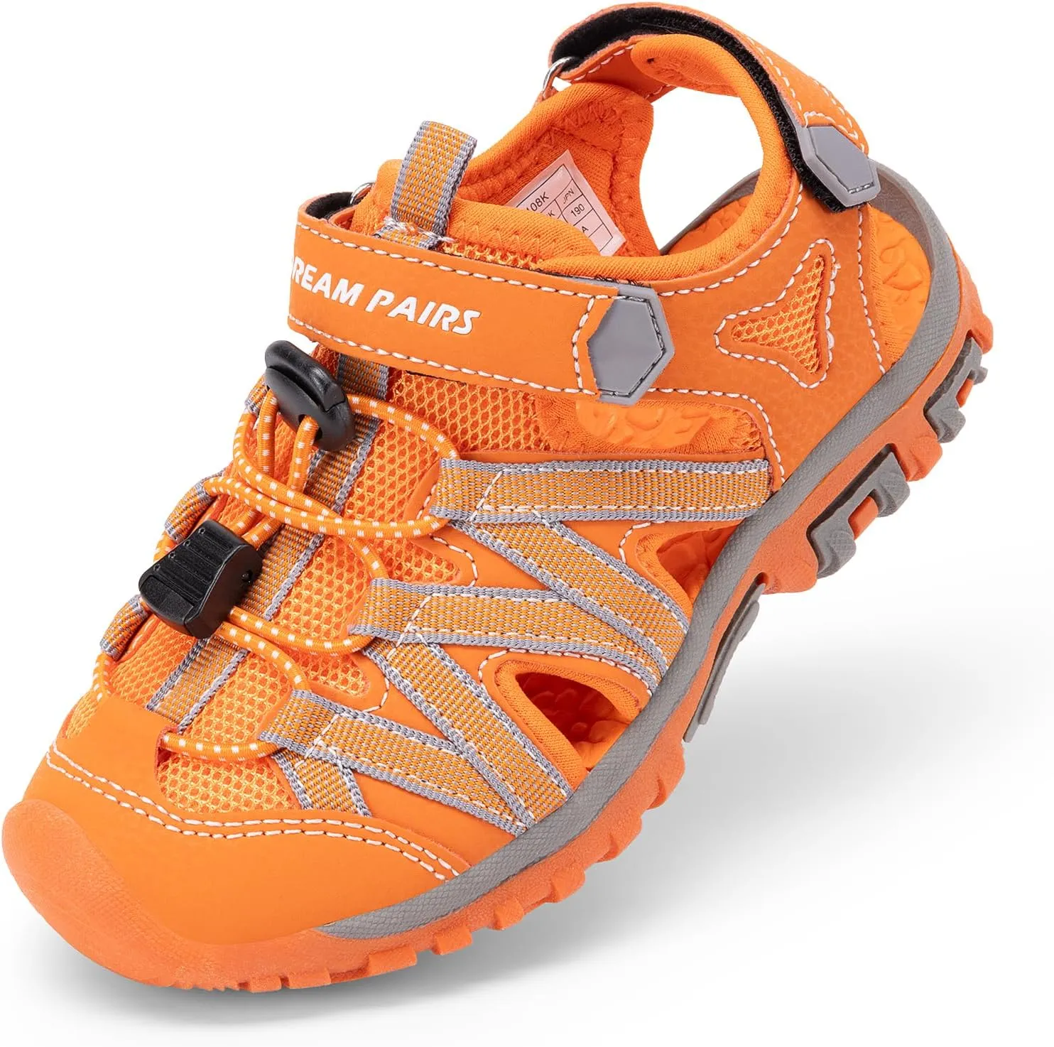 DREAM PAIRS Boys Girls Closed-Toe Outdoor Summer Sport Sandals for Little/Big Kid