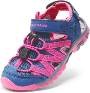 DREAM PAIRS Boys Girls Closed-Toe Outdoor Summer Sport Sandals for Little/Big Kid