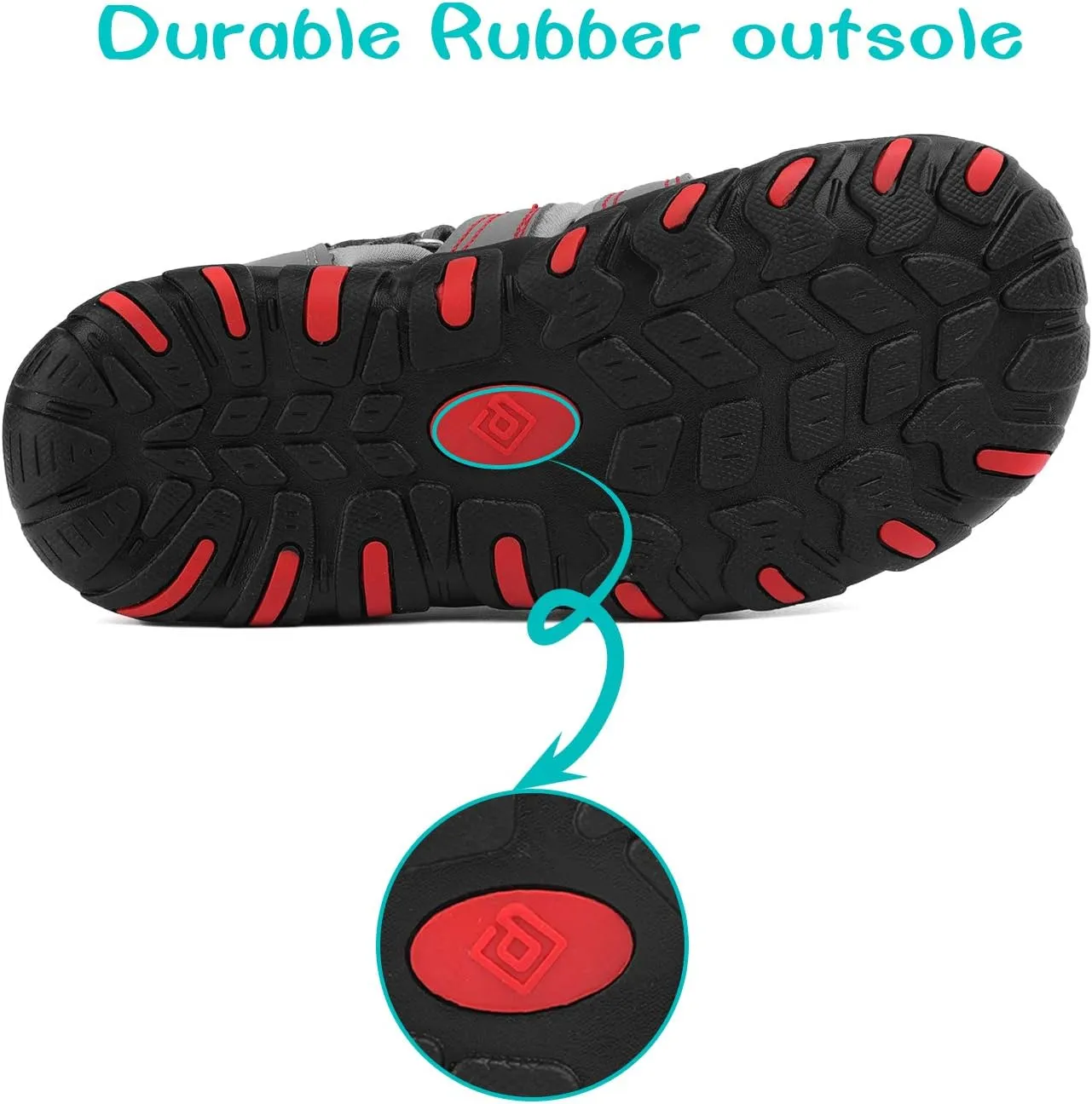 DREAM PAIRS Boys Girls Closed-Toe Outdoor Summer Sport Sandals for Little/Big Kid
