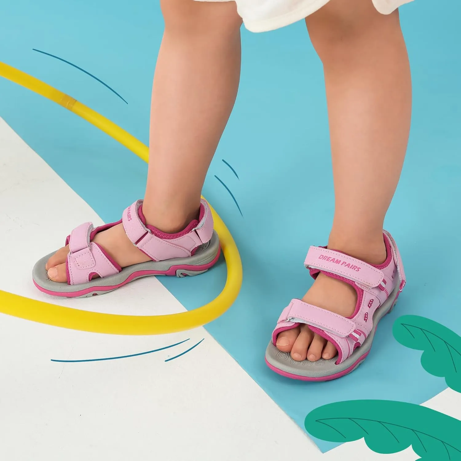 DREAM PAIRS Boys Girls Fashion Athletic Summer Sports Sandals(Toddler/Little Kid/Big Kid)