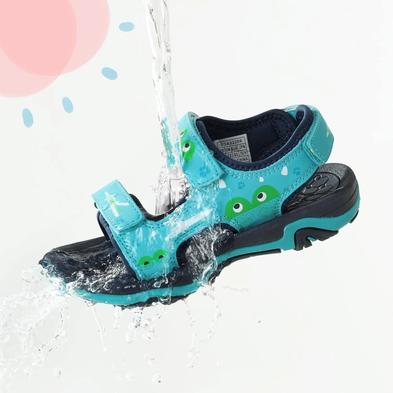 DREAM PAIRS Boys Girls Sandals Summer Outdoor Athletic Kids Sport Water Shoes for Toddler/Little Kid