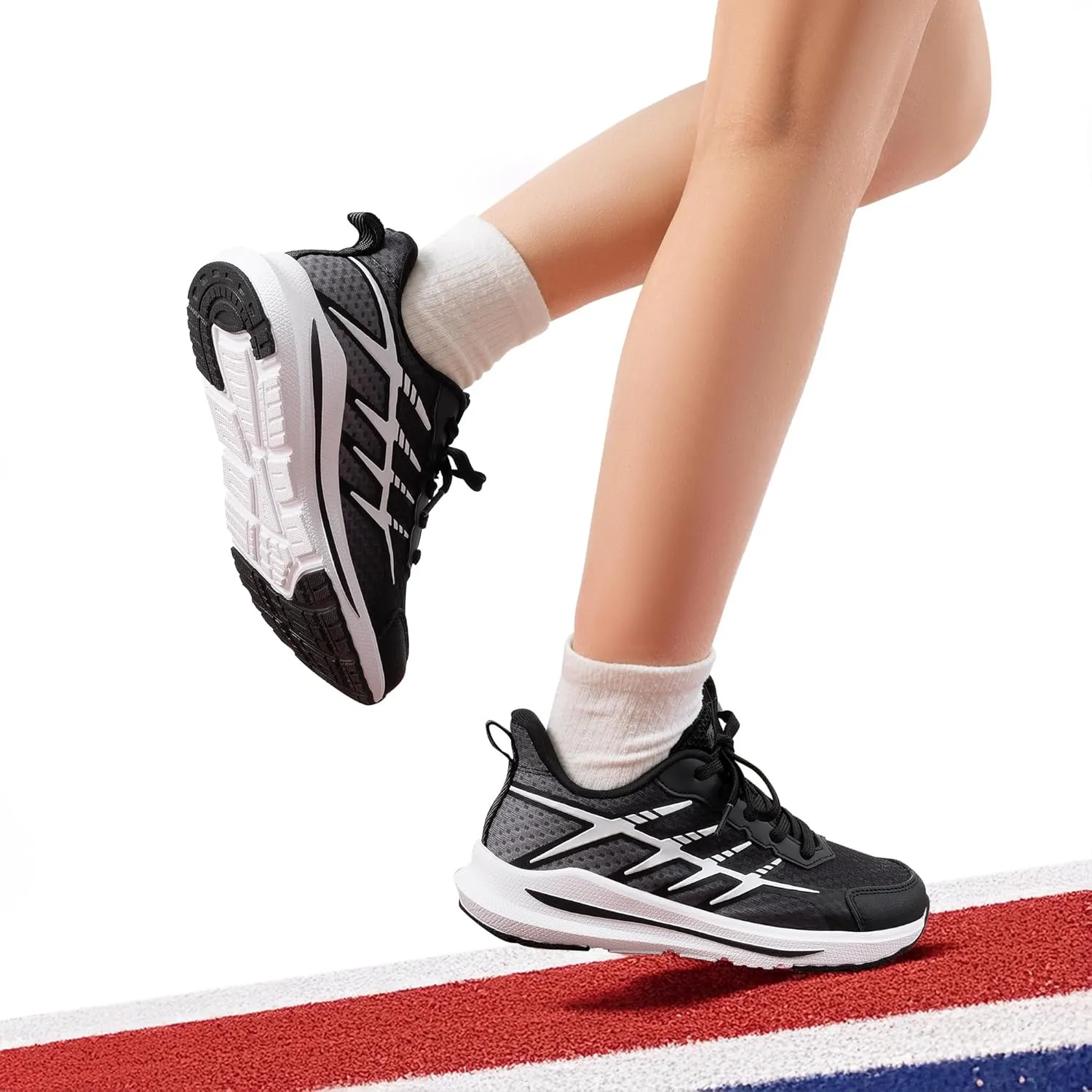 DREAM PAIRS Boys Girls Shoes Kids Tennis Athletic Running Footwear Lace Up Walking DuraPlay Breathable Lightweight Sneakers for Little/Big Kid