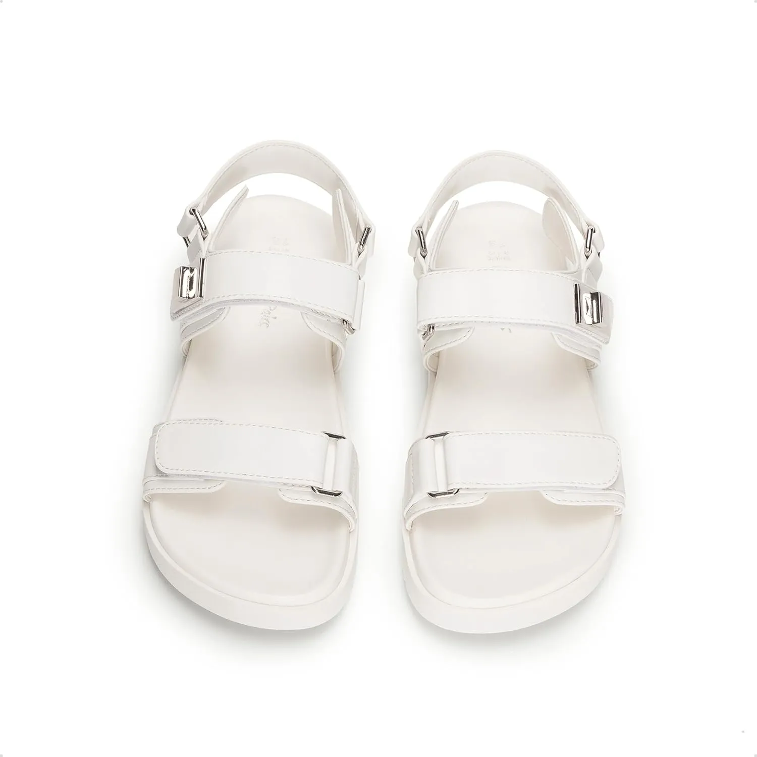 DREAM PAIRS Girls Sandals Casual Open Toe Two Adjustable Strapped Sandals with Hook and Loop for Little Kid/Big Kid