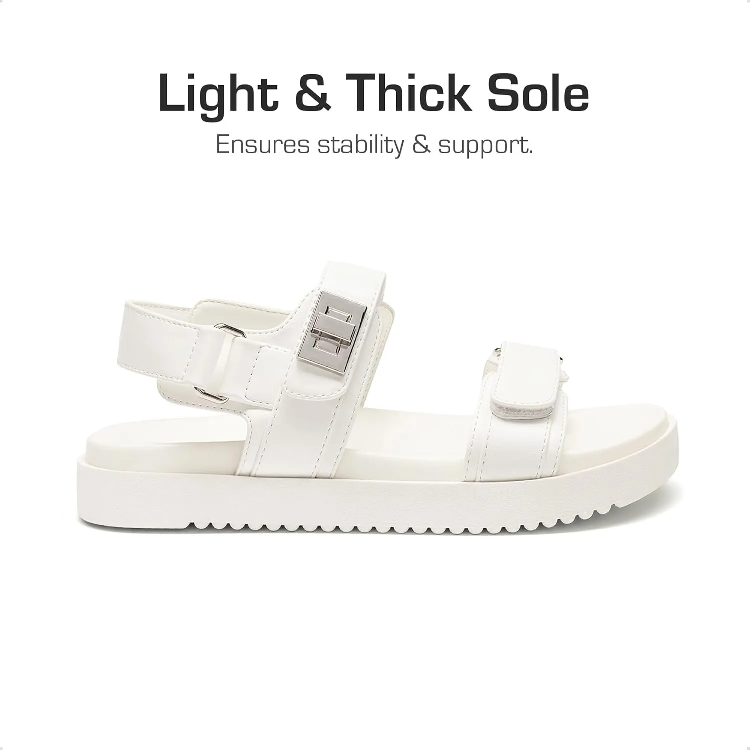 DREAM PAIRS Girls Sandals Casual Open Toe Two Adjustable Strapped Sandals with Hook and Loop for Little Kid/Big Kid