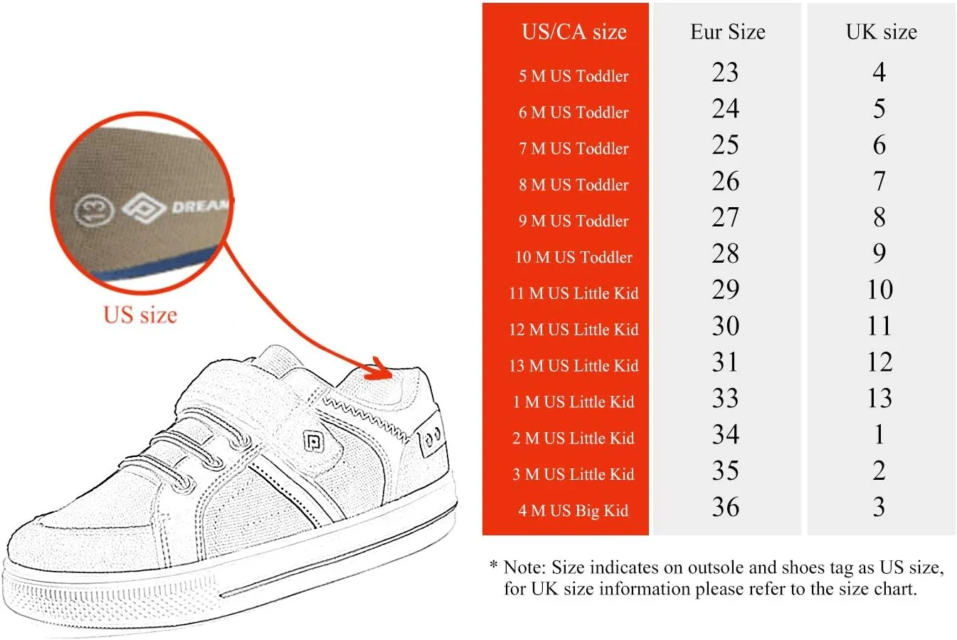 DREAM PAIRS Kid Sneakers Girls Boys School Loafers Shoes LilLegends TimberTot