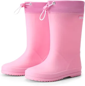 DREAM PAIRS Kids Rain Boots Boys Girls Lightweight Boots Waterproof Easy-on Outdoor Playing Rain Boot Unisex-Child
