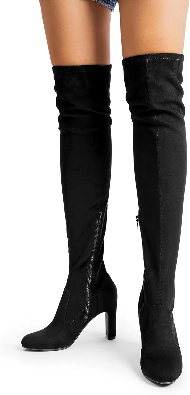 DREAM PAIRS Over The Knee Boots for Women Knee High Boots Thigh High Boots for Women