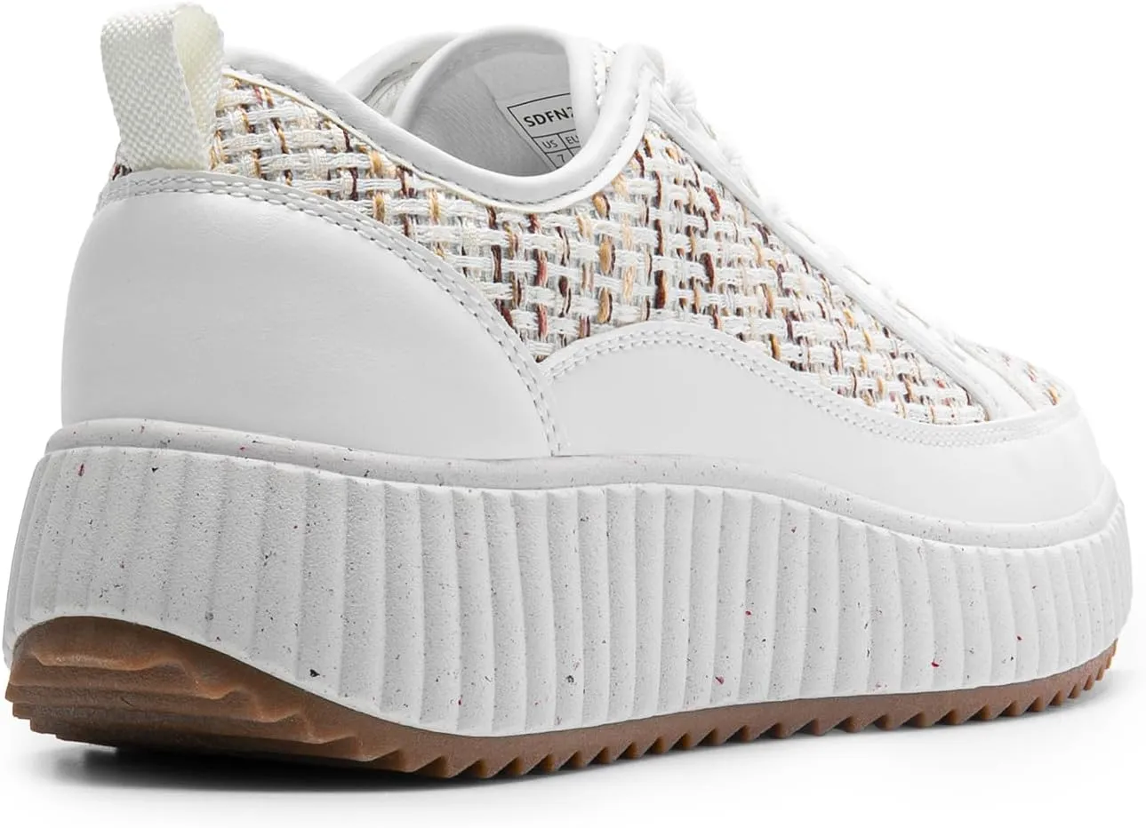 DREAM PAIRS Women Platform Chunky Lightweight Comfortable Casual Lace-Up Sky Walking Fashion Sneakers