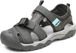 DREAM PAIRS Women's Closed Toe Sport Hiking Sandals，Summer Outdoor Comfortable Walking Water Sandals
