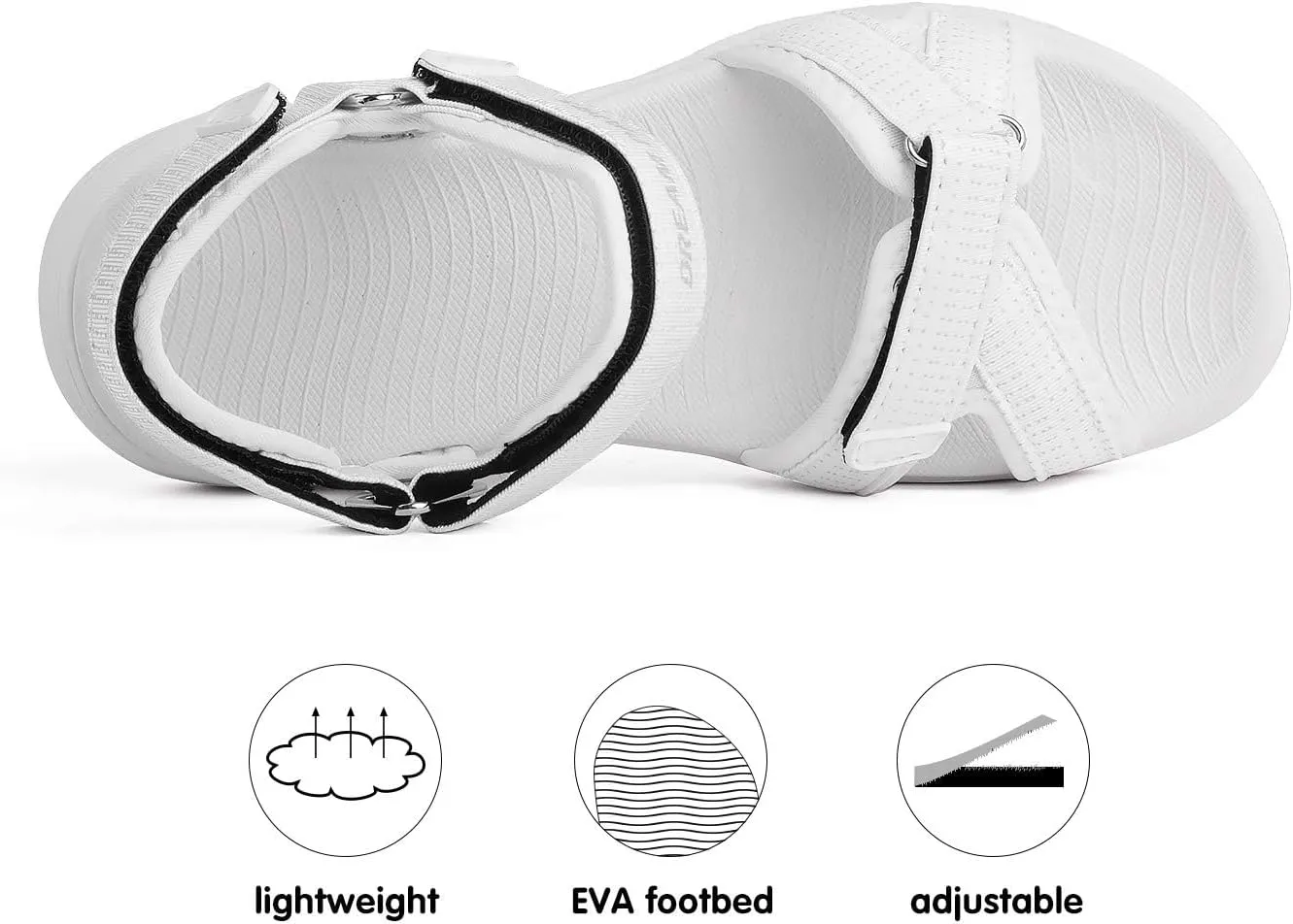 DREAM PAIRS Women's Sport Athletic Sandals Outdoor Hiking Sandals