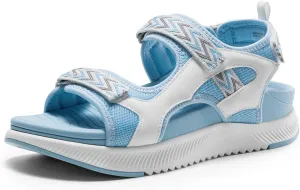 DREAM PAIRS Women's Walking Sandals Arch Support Orthopedic Recovery Hiking Sandals Thick Athletic Cushion Adjustable Strap for Plantar Fasciitis