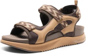 DREAM PAIRS Women's Walking Sandals Arch Support Orthopedic Recovery Hiking Sandals Thick Athletic Cushion Adjustable Strap for Plantar Fasciitis