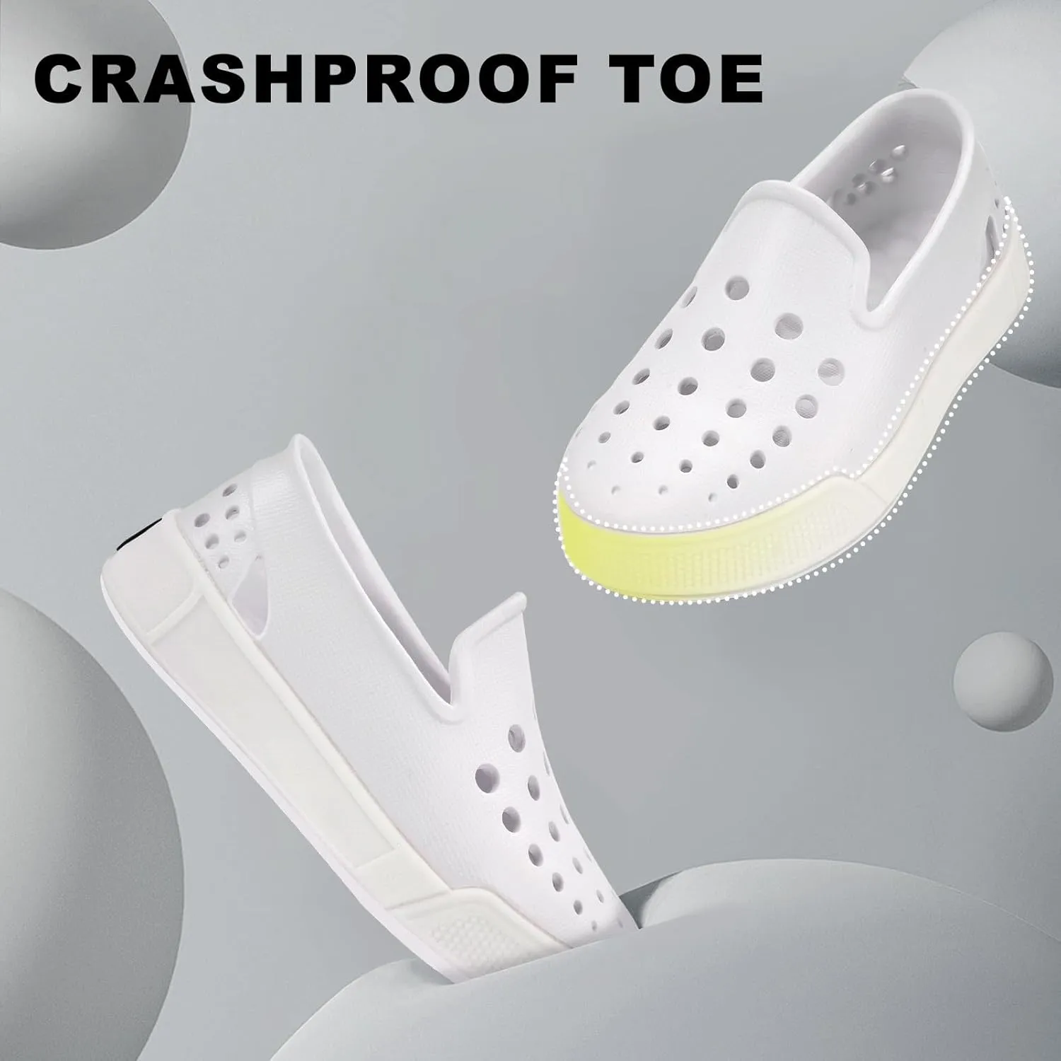 Eagsouni Kids Water Shoes Toddler Girls Boys Slip-On Sneakers Lightweight Breathable Sandals for Outdoor Indoor
