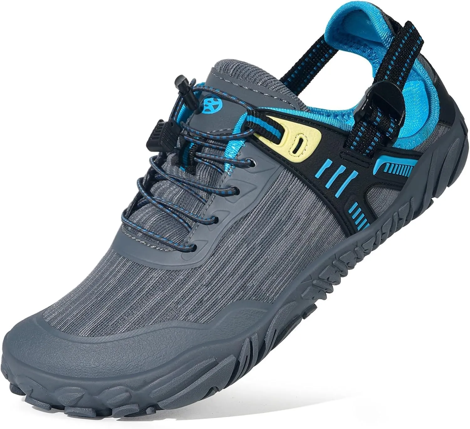 Eagsouni Womens Mens Water Shoes Quick Dry Sport Aqua Shoes Barefoot Non-Slip Outdoor Hiking Sandals with Wide Toe Box & Arch Support