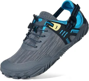 Eagsouni Womens Mens Water Shoes Quick Dry Sport Aqua Shoes Barefoot Non-Slip Outdoor Hiking Sandals with Wide Toe Box & Arch Support