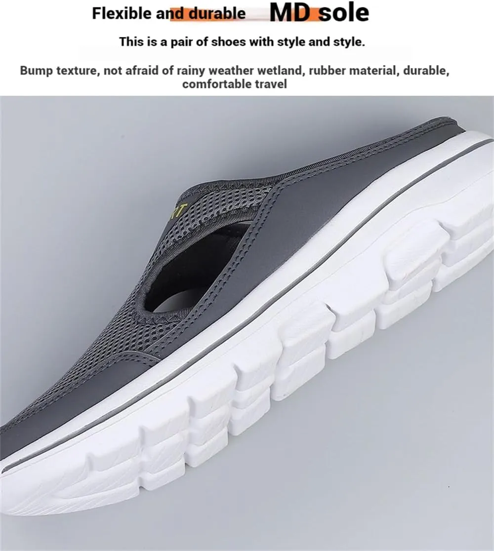 Elsvia Orthopedic Shoes for Men,Comfort Breathable Support Sports Sandals,Platform Mesh Walking Slip on Shoes Unisex