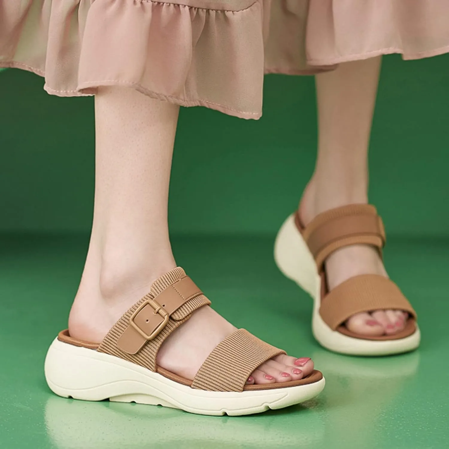 Fashion Slides Sandals for Women Open Toe Arch Support Slides Party Sandals Women's Comfortable Sandals