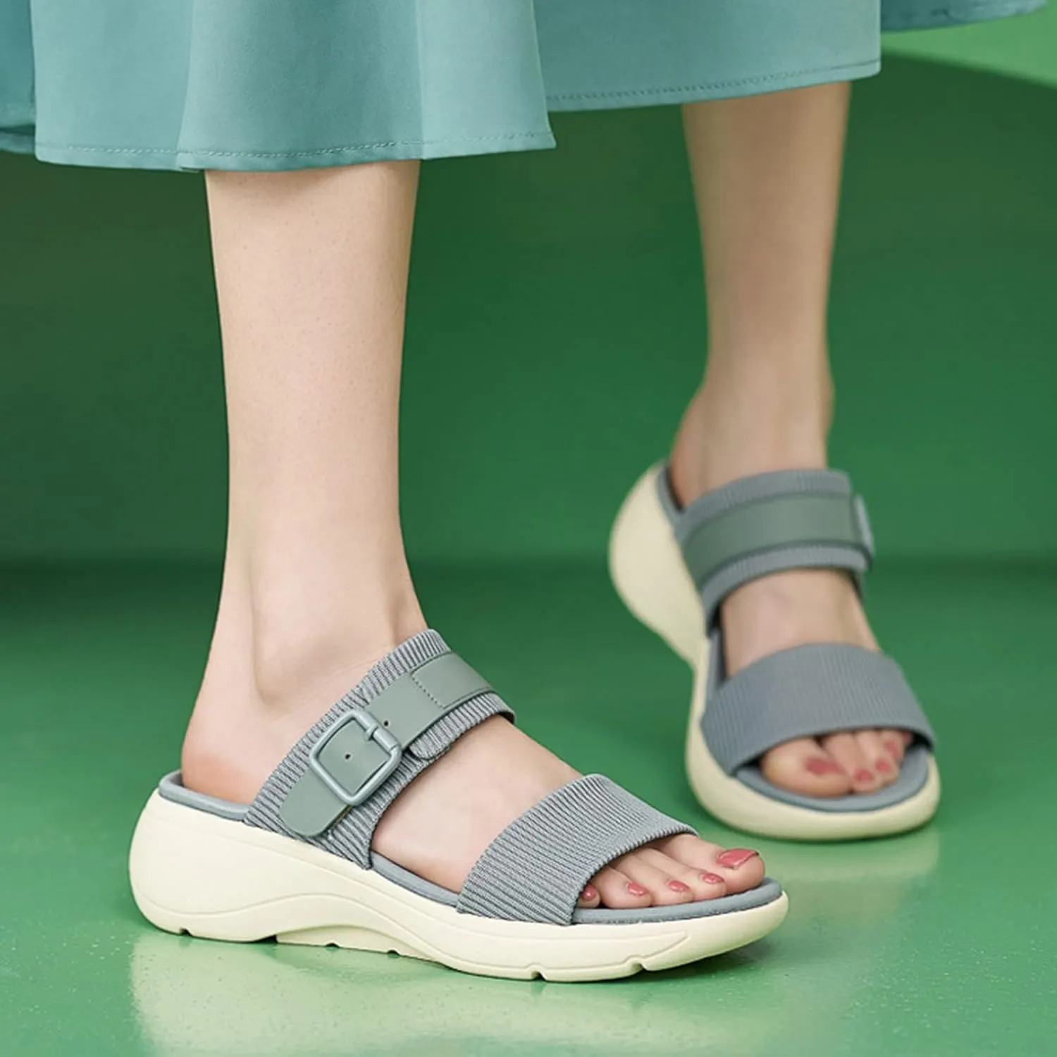 Fashion Slides Sandals for Women Open Toe Arch Support Slides Party Sandals Women's Comfortable Sandals
