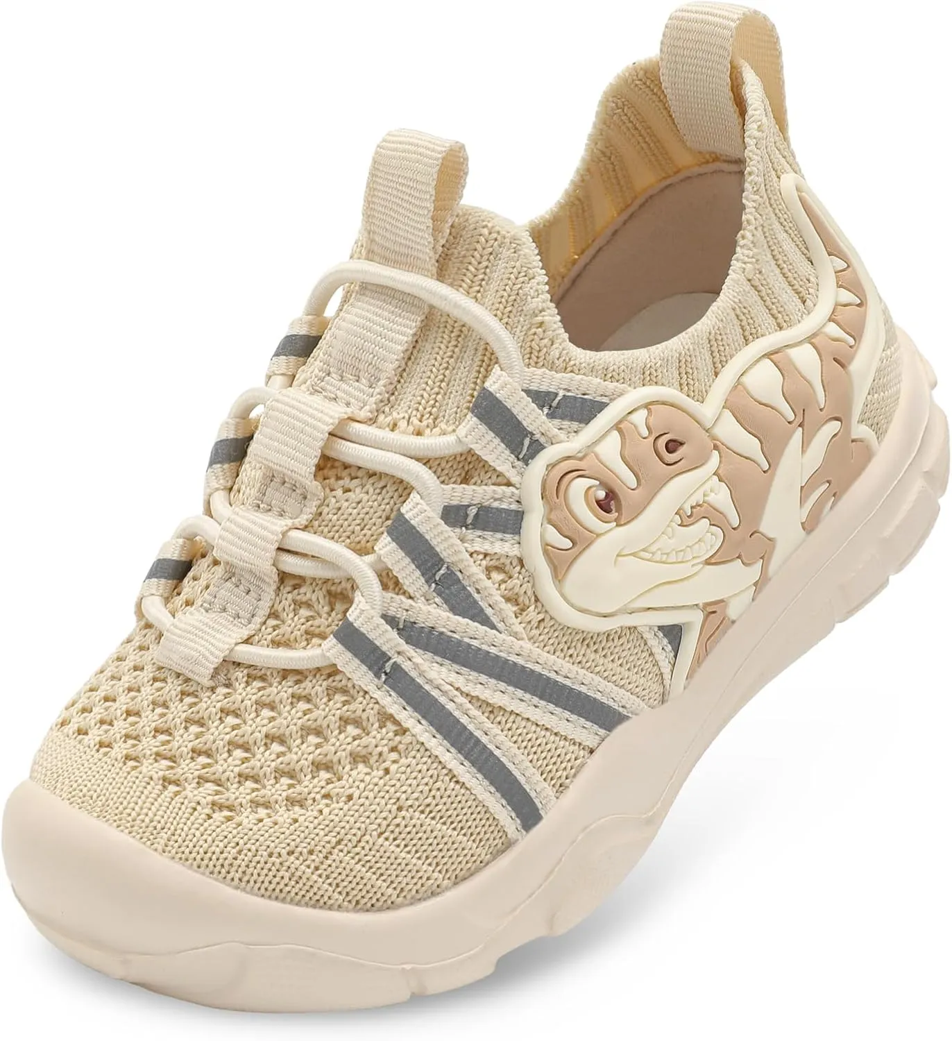 FEETCITY Toddler Shoes Boys Girls Walking Shoes Toddler Slip On Shoes Wide Kids Tennis Shoes Lightweight Toddler Dinosaur Shoes Baby Sneakers