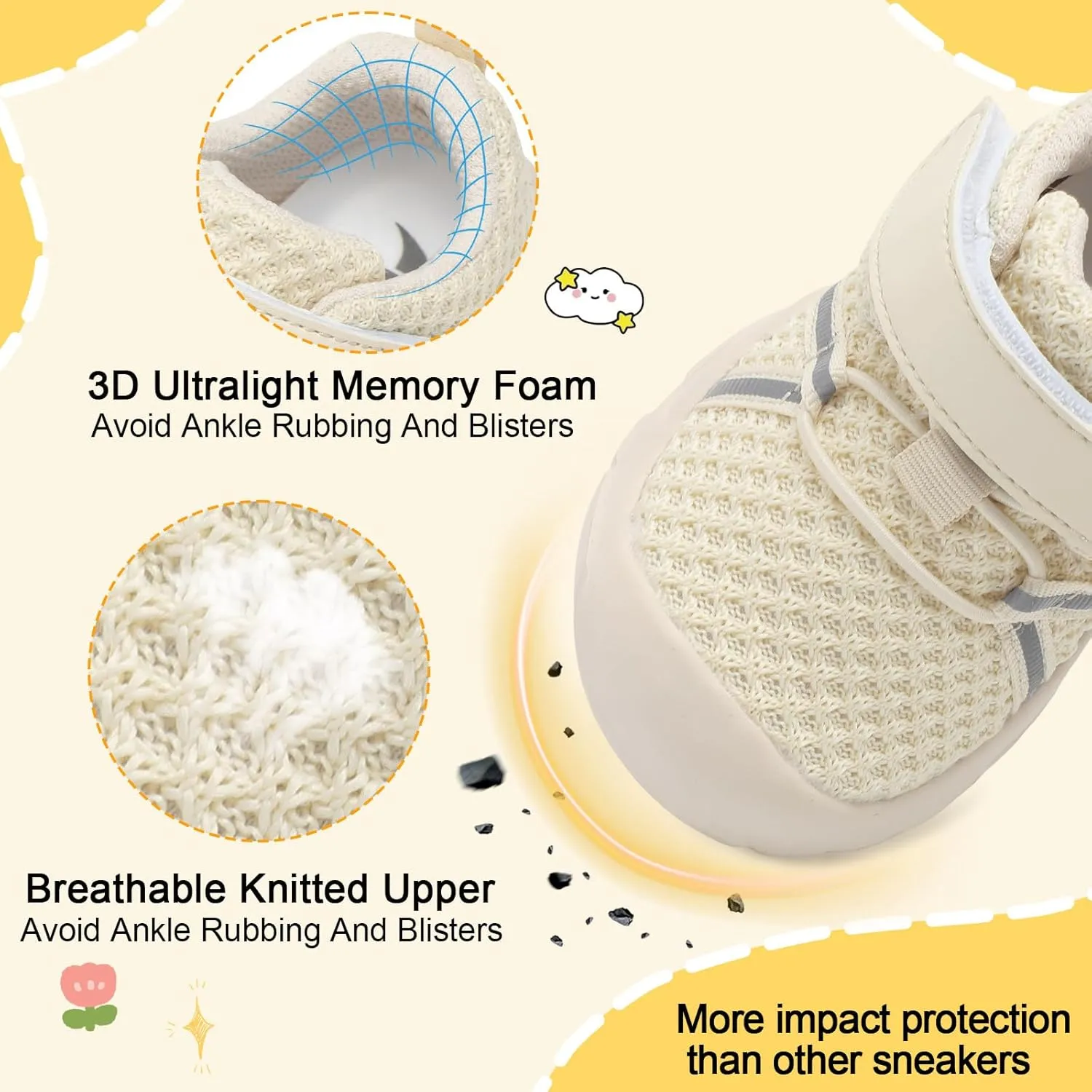 FEETCITY Toddler Sneakers Wide Toddler Shoes Boys Girls Tennis Shoes Sports Running Walking Sneakers