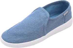 FEVERSOLE Comfort Women's Slip-On Lightweight Walking Shoes Casual Outfits Canvas Breathable Soft Loafers