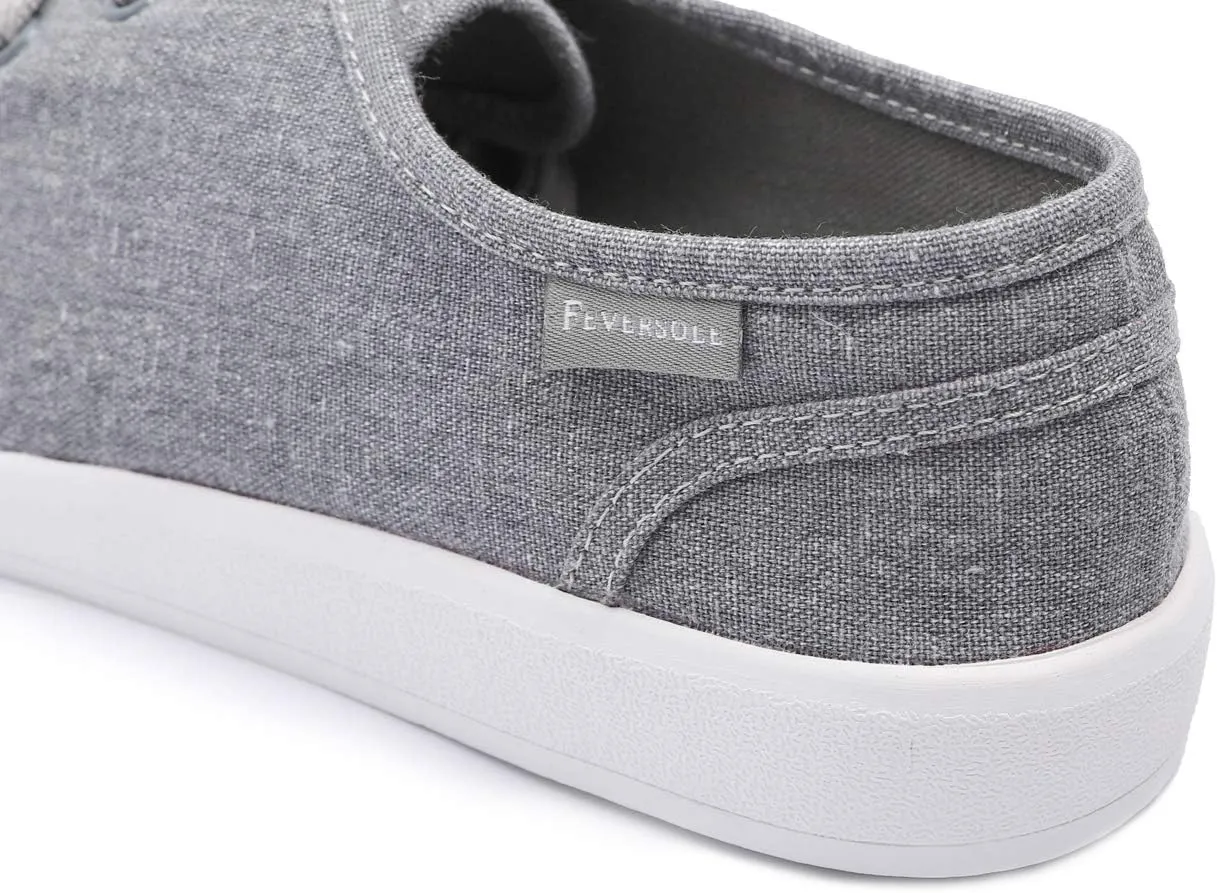 FEVERSOLE Comfort Women's Slip-On Lightweight Walking Shoes Casual Outfits Canvas Breathable Soft Loafers