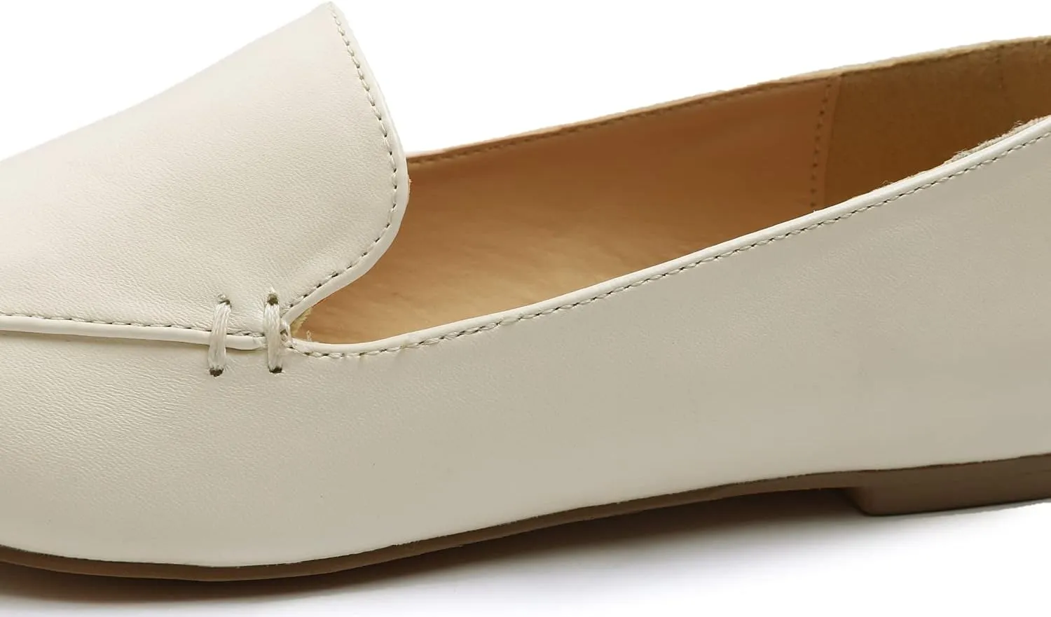 FEVERSOLE Women's Loafer Flat Pointed Fashion Slip On Comfort Driving Office Shoes