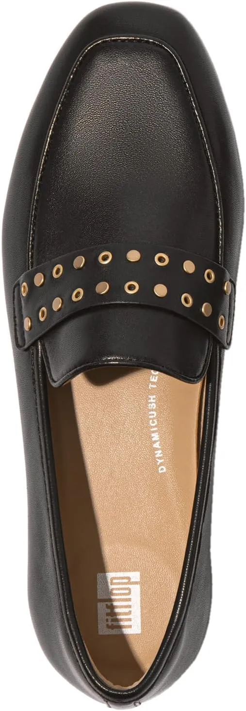 FitFlop Women's Delicato Stud-and-Eyelet Soft Leather Loafers